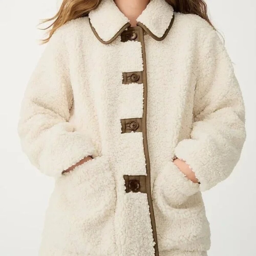 JCrew Teddy Sherpa Jacket